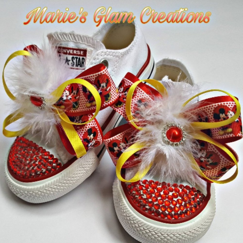 Converse All Star Chuck Taylors Red SWAROVSKI